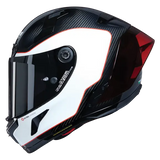 NOLAN X-804 RS ULTRA CARBON ASSO DI PICCHE 343 Integral Casco Bianco Rosso