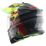 AXOR X-CROSS D/V GAMBLING CASCO DE MOTO AMARILLO FLOUR