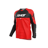 SHOT DRAW CAMISA DE MOTO ROJO