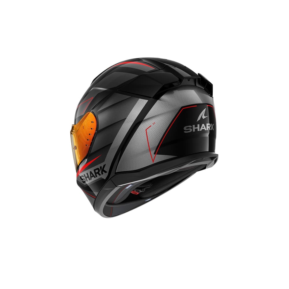 SHARK D-SKWAL 3 Sizler integral moto Casco Negro Antracita Rojo
