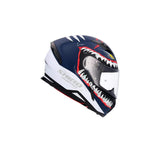 SHIRO CASCO HUNTER SHARK DARK BLUE MATE