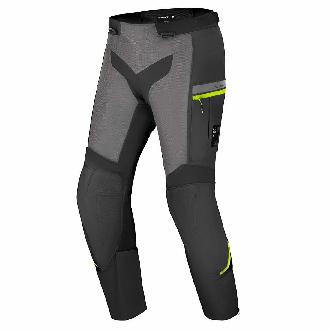SHIMA ALPHA MAN PANTALONE TOURING NEGRO GRIS AMARILLO