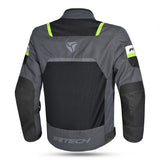 R-TECH SPIRAL MESH JAQUETES DE MOTO HOMES GRIS NEGRE GROC FLOUR