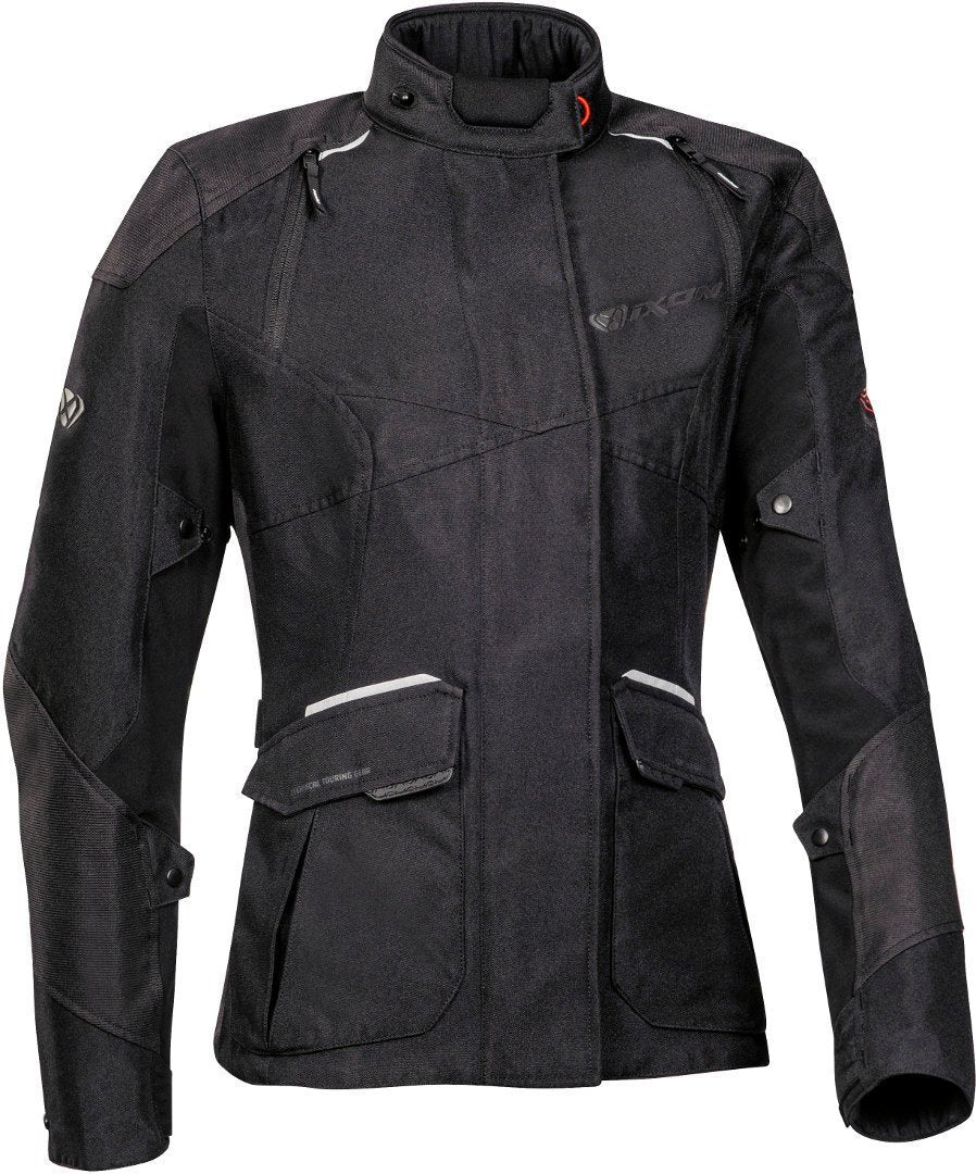 IXON BALDER LADY Textil Turismo Aventura Moto Chaqueta Negra