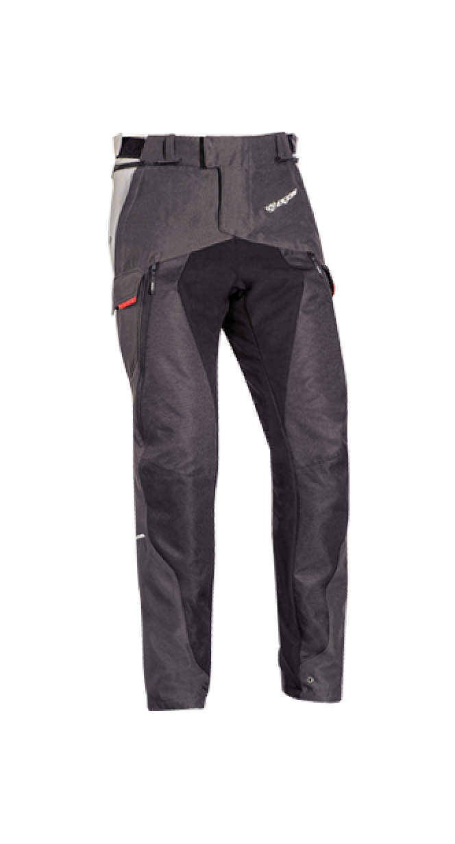IXON BALDER PT HOMBRE MOTO PANTALONES NEGRO GRIS ROJO