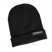 SHIMA EKSPO BEANIE LABEL BLACK ONE SIZE
