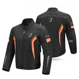BELA BRADLEY CHAQUETA DE MOTO DE HOMBRE TEXTIL NEGRO NARANJA