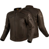 SHIMA BLAKE CHAQUETA DE MOTO HOMBRE MARRON
