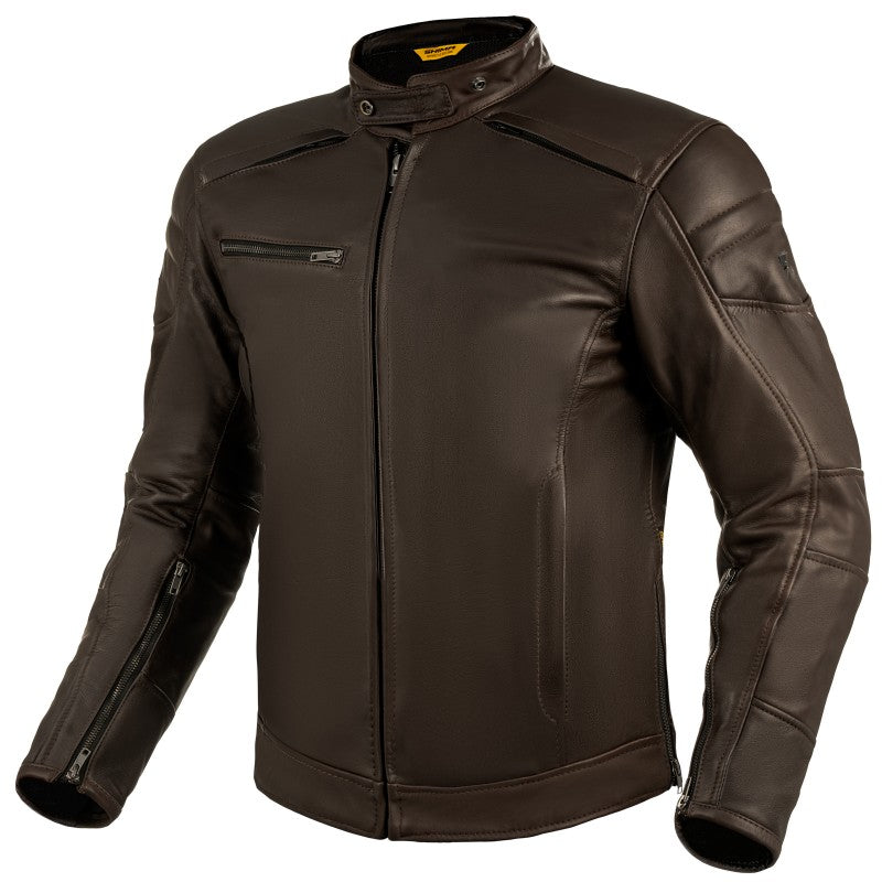 SHIMA BLAKE CHAQUETA DE MOTO HOMBRE MARRON