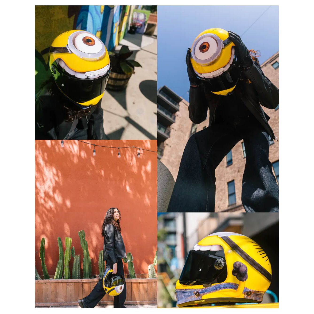 HJC V10 STUART MINIONS MC3 CASCO INTEGRAL