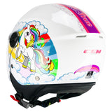CGM 261D MINI DREAMS JET CASCO Bianco Fucsia Celeste