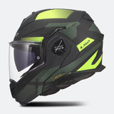 LS2 FF901 ADVANT X NOVA CASCO DE MOTO NEGRO H-V AMARILLO