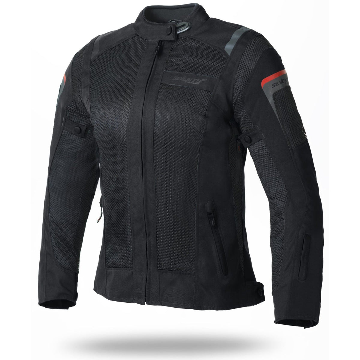 SEVENTY DEGREES SD-JT58 CHAQUETA DE MOTO VERANO TOURING MUJER NEGRO