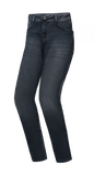 IXON DANY MUJER PANTALONES MOTO JEANS NOIR DÉLAVÉ