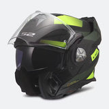 LS2 FF901 ADVANT X NOVA CASCO DE MOTO NEGRO H-V AMARILLO