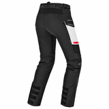 SHIMA DUNE PANTALONE TEXTIL DE MOTO MUJER NEGRO HIELO ROJO