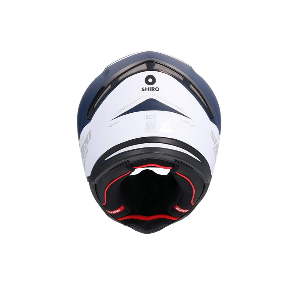 SHIRO CASCO HUNTER SHARK DARK BLUE MATE