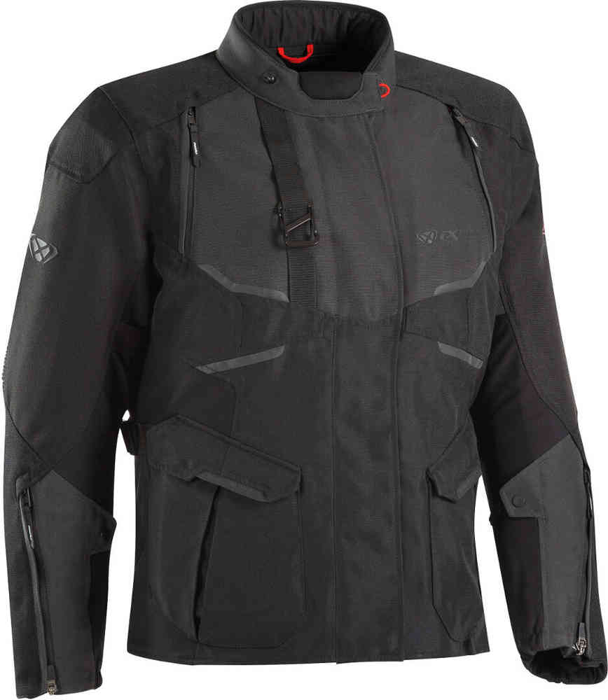 IXON EDDAS C LADY Moto Aventura Textil Chaqueta Negro Antracita