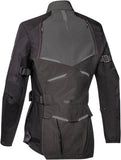 IXON Eddas Mujer Textile Aventura Moto Chaqueta Negro Antracita