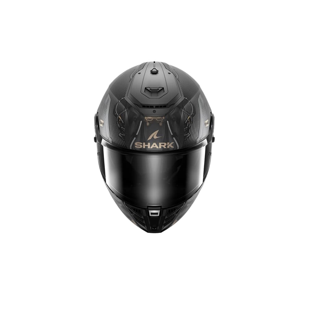 SHARK SPARTAN RS CARBON XBOT Casco Mat Carbono Antracita Cobre