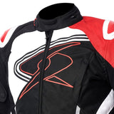 SPYKE ESTORIL GT DEPORTIVA DE MOTOCICLISMO CHAQUETA NEGRO/BLANCO/ROJO