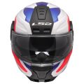 LS2 FF902 SCOPE II DURIA CASCO DE MOTO BLANCO AZUL ROJO