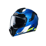 HJC C80 Rox MC24 Azul Abatible Modular Casco moto Deportivo