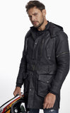SPYKE - BARCELONA LONG JACKET BLACK