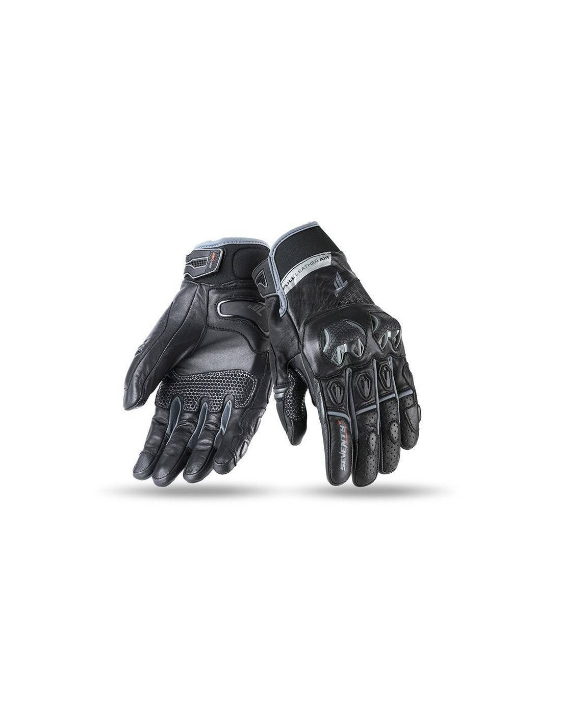 SEVENTY DEGREES SD-N32 GUANTE DE MOTO VERANO NAKED HOMBRE NEGRO GRIS