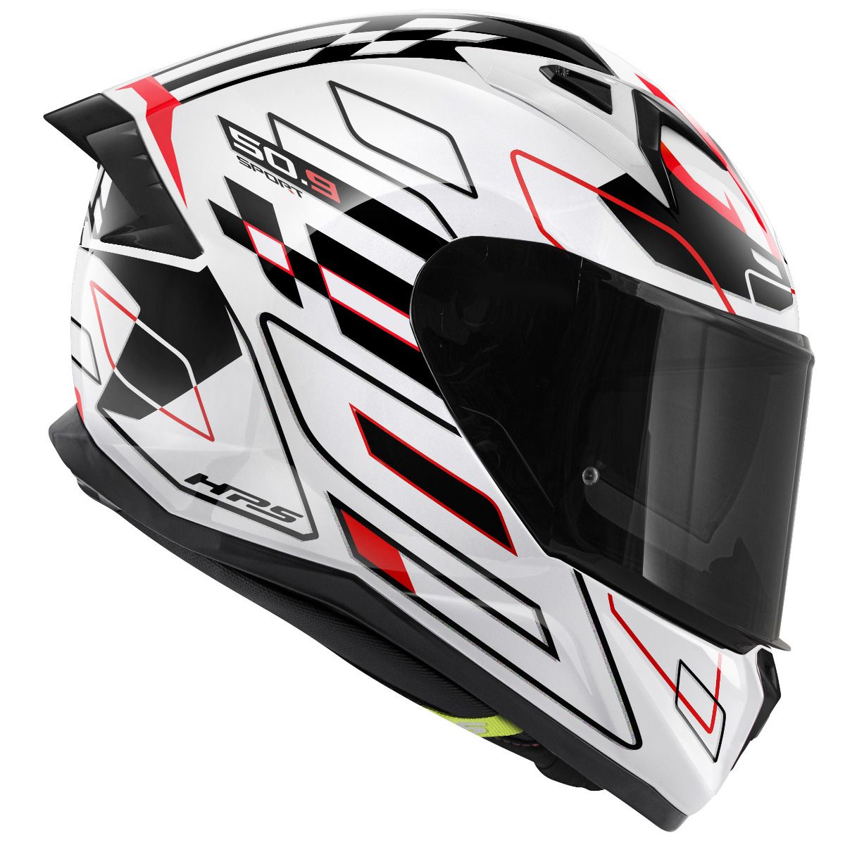 GIVI -CASCO FULL 50.9 /ASSAULT C/PLBLANCO/NEGRO/ROJO - SECURTEX MOTOR S.L (t/a MaximoMoto)