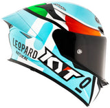 KYT TT-REVO LEOPARD REPLICA TRICOLORE /E06 CASCO INTEGRAL DE MOTO