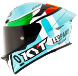 KYT TT-REVO LEOPARD REPLICA TRICOLORE /E06 CASCO INTEGRAL DE MOTO