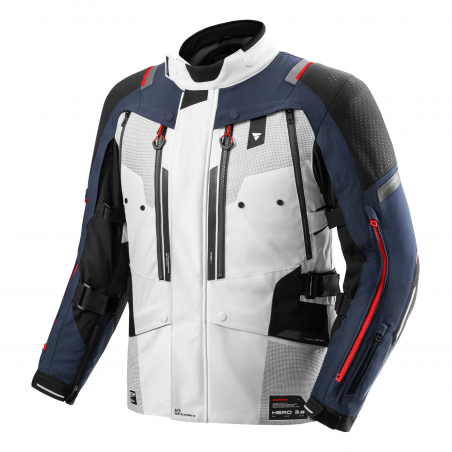 SHIMA HERO 3.0 JAQUETES DE MOTO HOMES GRIS BLAU