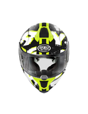 PREMIER 26 HYPER SRY8BM CASCO INTEGRAL NEGRO BLANCO AMARILLO