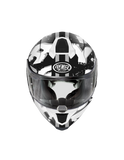 PREMIER 26 HYPER SR8BM CASCO INTEGRAL NEGRO BLANCO