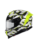 PREMIER 26 HYPER SRY8BM CASCO INTEGRAL NEGRO BLANCO AMARILLO