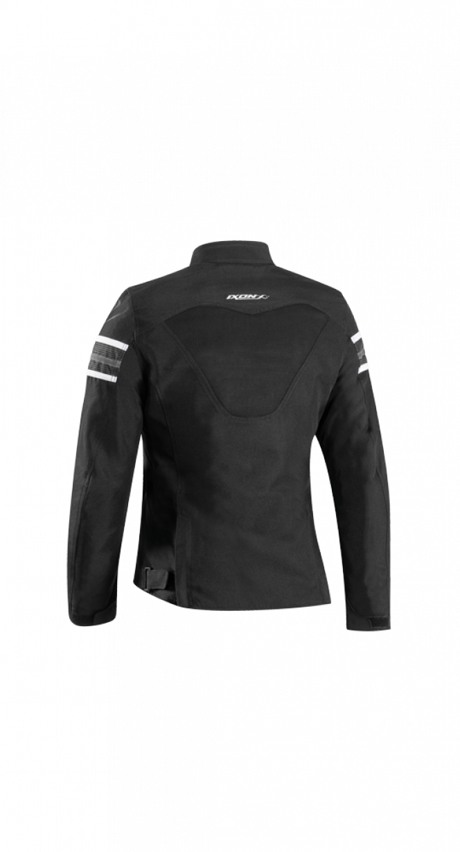 IXON ILANA EVO Moto Textil Mujer Chaqueta Negro Blanco 
