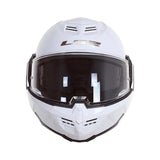 LS2 FF906 ADVANT SOLID CASCO MODULAR DE MOTOCICLETA BLANCO