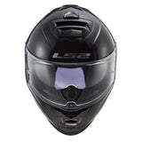 LS2 FF820 RAPID III SOLID CASCO DE MOTO GLOSS NEGRO