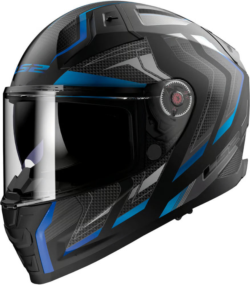 LS2 FF811 VECTOR II ALIZER CASCO DE MOTO MATE NEGRO AZUL