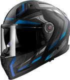 LS2 FF811 VECTOR II ALIZER CASCO DE MOTO MATE NEGRO AZUL