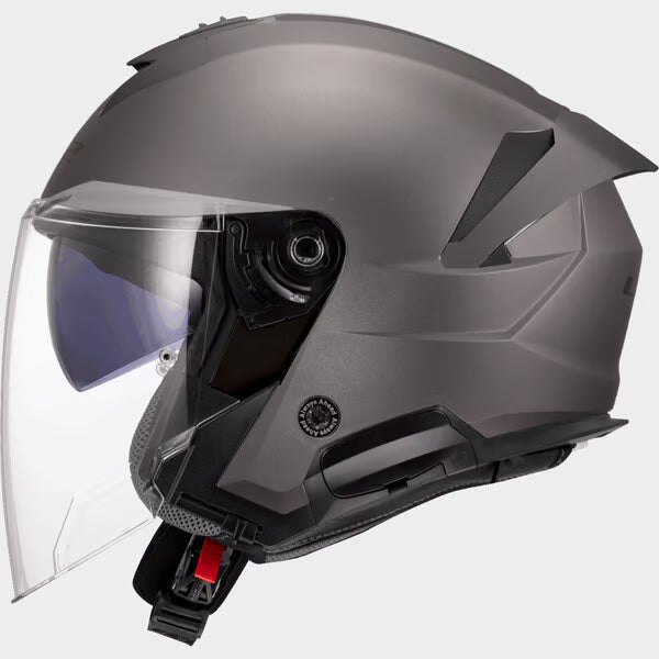 LS2 OF618 VERSO II CASCO DE MOTO SOLID MATE TITANIUM