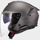 LS2 OF618 VERSO II CASCO DE MOTO SOLID MATE TITANIUM
