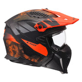 LS2 OF606 DRIFTER GAS CASCO DE MOTO GRIS ROJO
