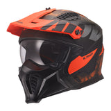LS2 OF606 DRIFTER GAS CASCO DE MOTO GRIS ROJO