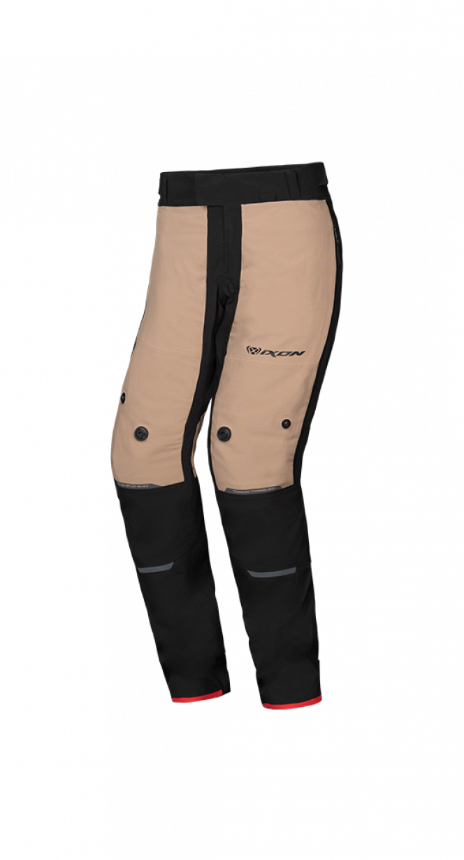 IXON M-SKD PT MOTO TOURING PANTALONES ARENA NEGRO ROJO