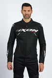 IXON IONIX Verano Chaqueta Textil De Moto Negro Blanco