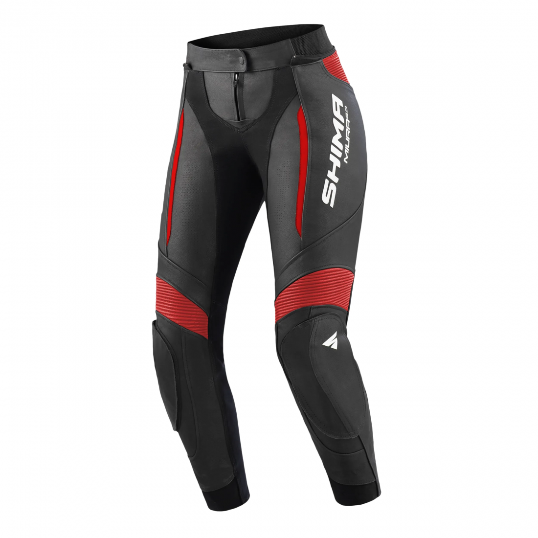 SHIMA MIURA 2.0 PANTALONE DE MOTO NEGRO ROJO