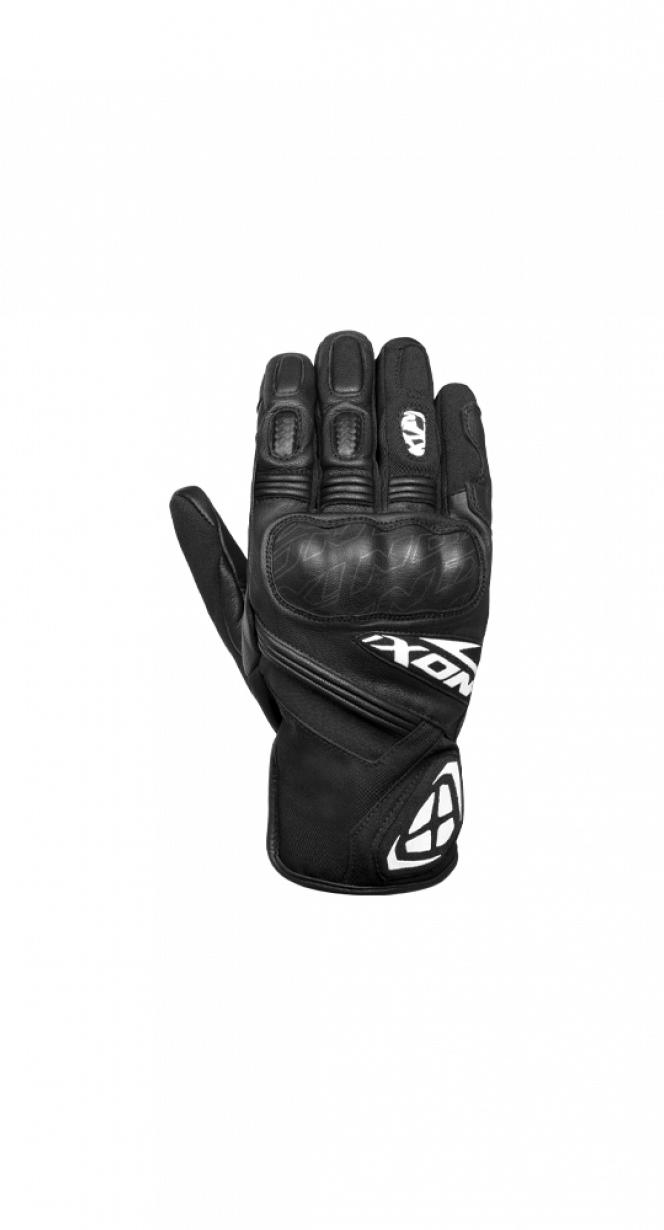 IXON MS RAGE Guantes Motocicleta NEGRO BLANCO