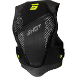 SHOT Pare Pierres Flex Chest Protector Negro Neon Amarillo